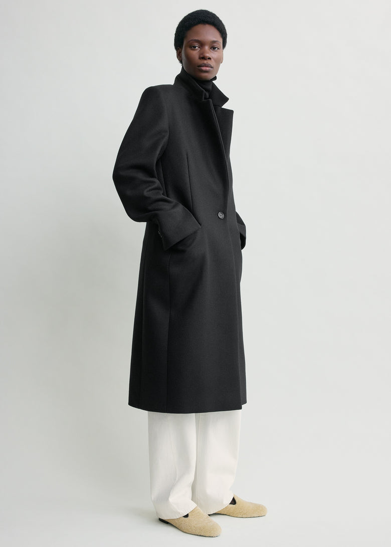 Classic winter coat black