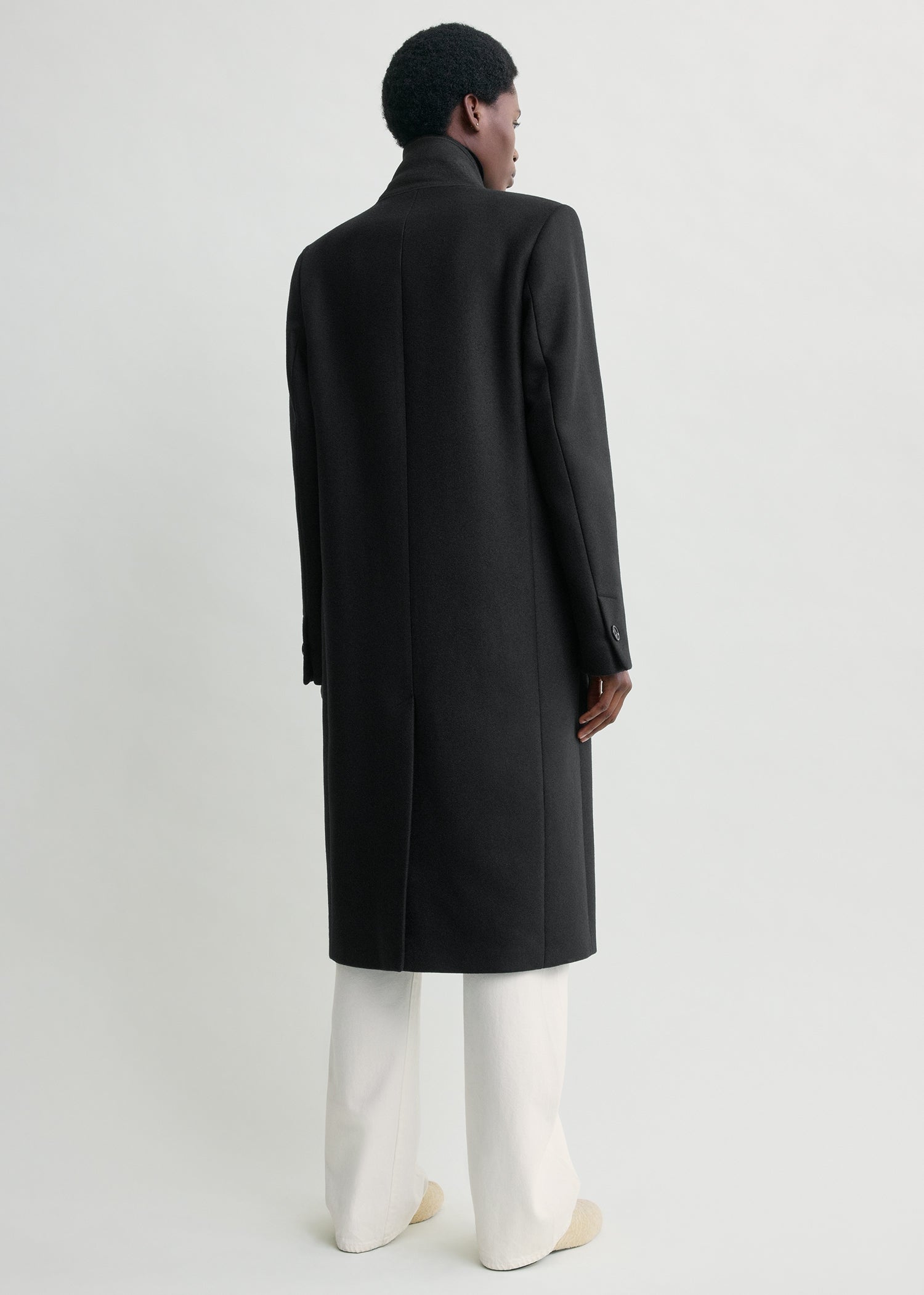 Classic winter coat black