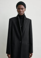 Classic winter coat black