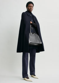 Cape coat navy