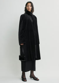 Smoking coat black