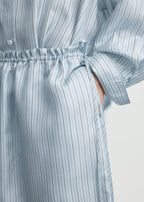 Striped mini skirt ice/white