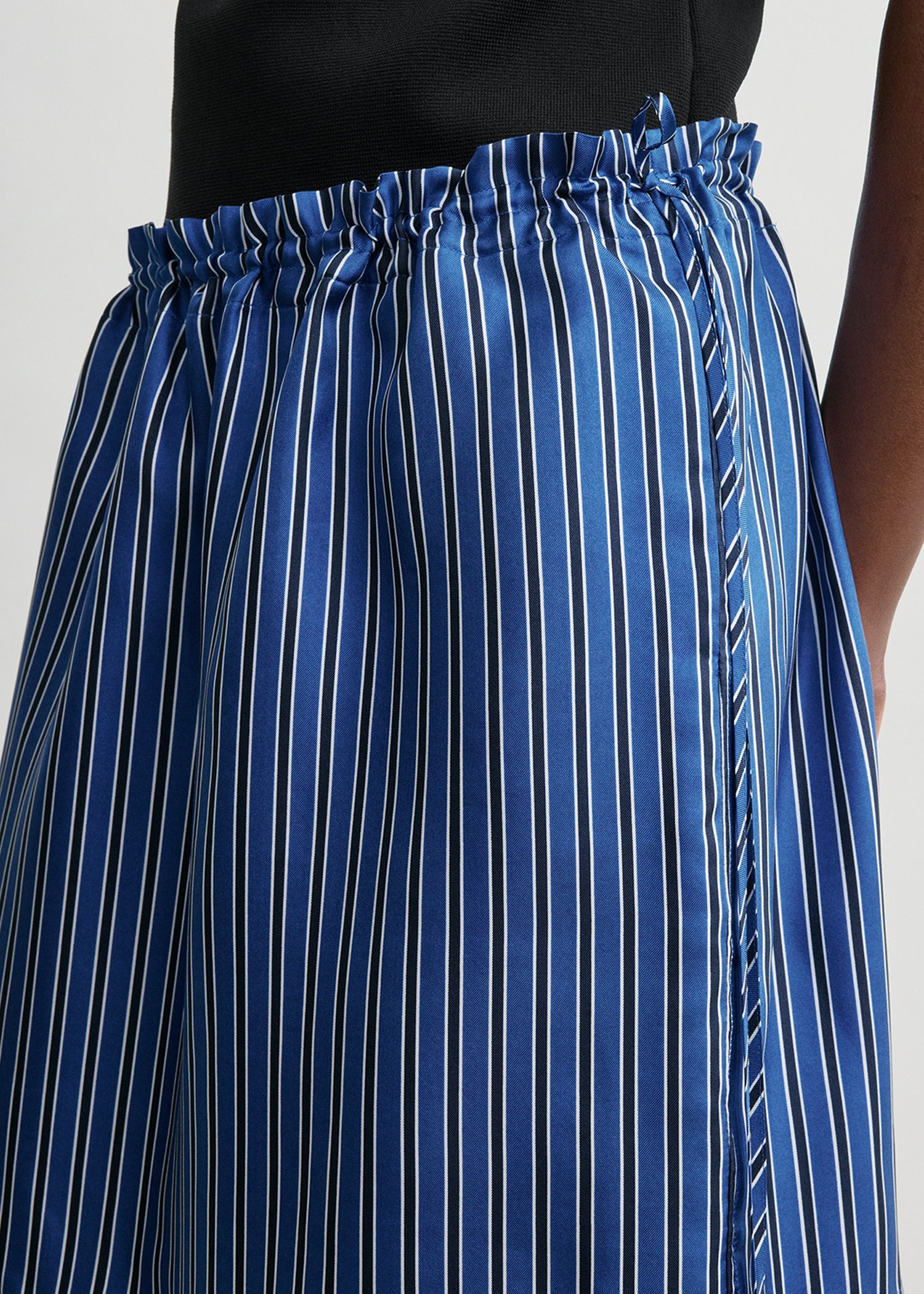 Striped mini skirt blue/navy