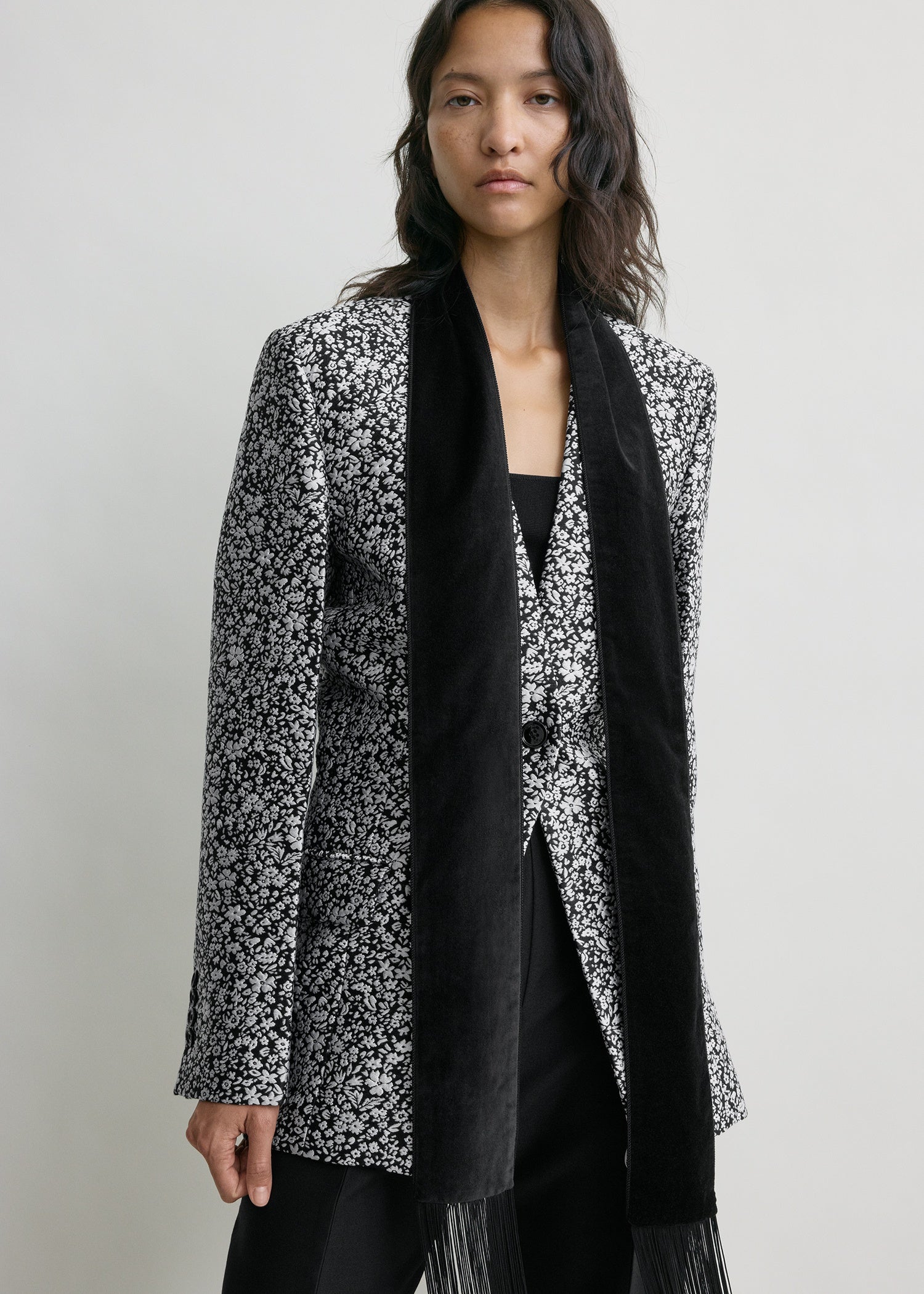Smoking scarf black