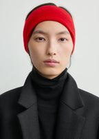 Cashmere headband poppy
