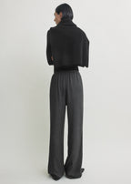 Monogram flannel pj bottoms charcoal