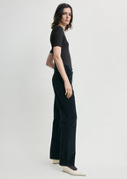 Straight cord trousers navy