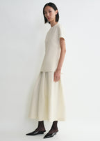 Cap-sleeve top macadamia