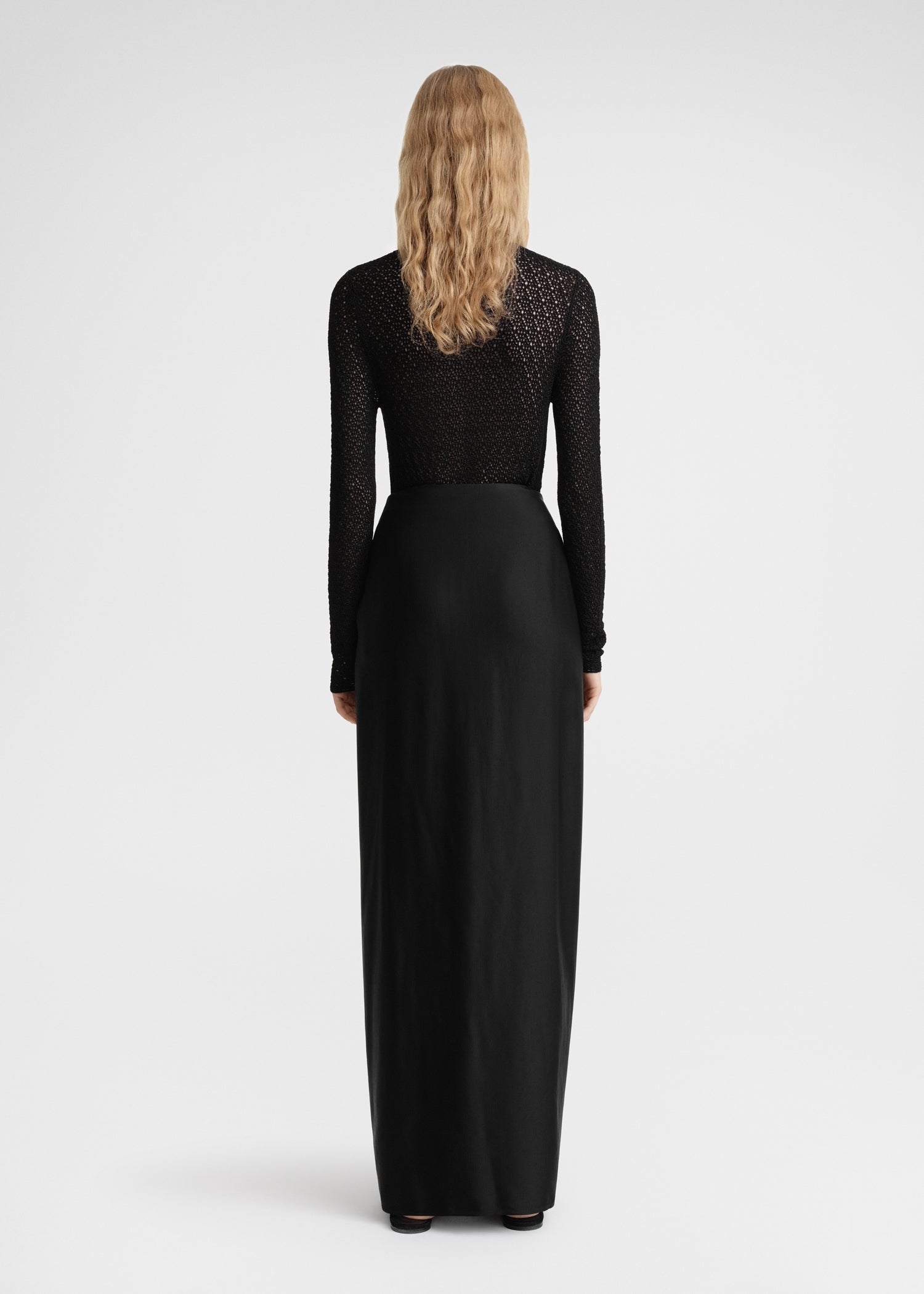 Totême knot-detail cape dress - Black