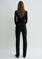 Compact cotton top black