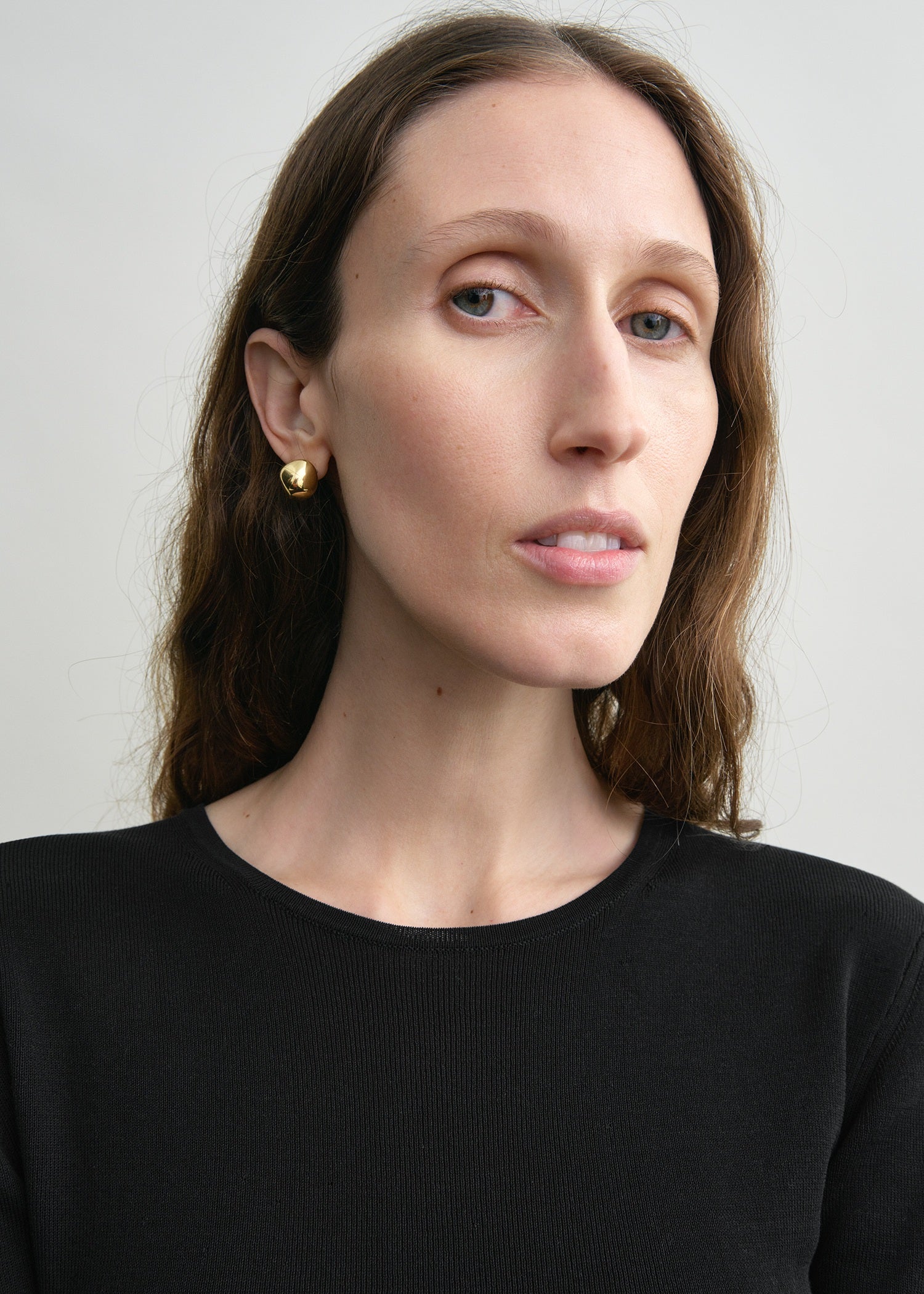 Compact cotton top black