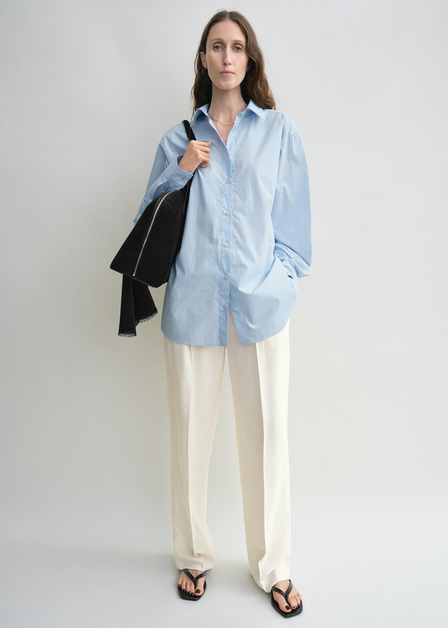 Classic tumbled shirt sky