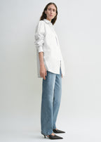 Classic tumbled shirt white