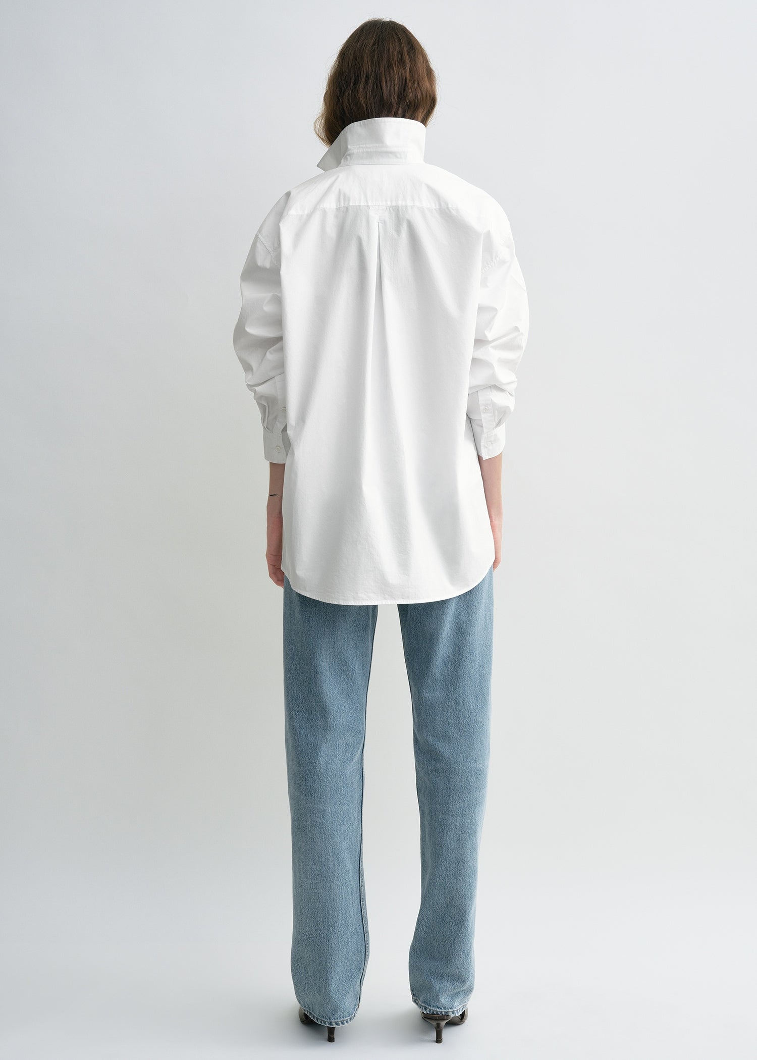 Classic tumbled shirt white