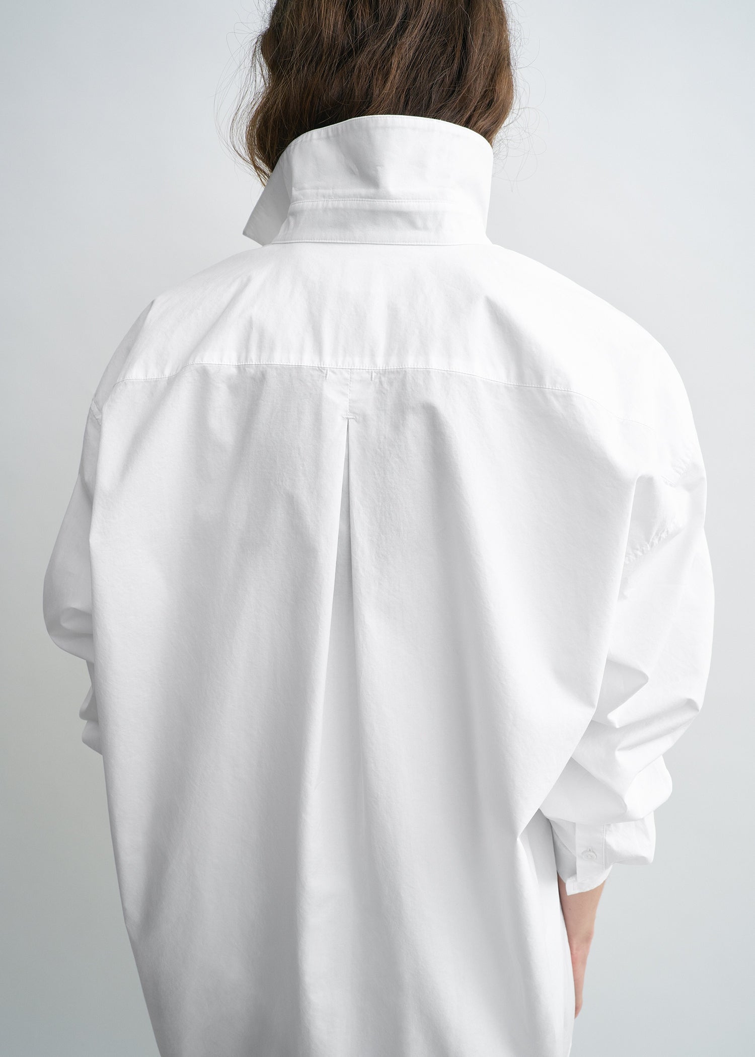 Classic tumbled shirt white