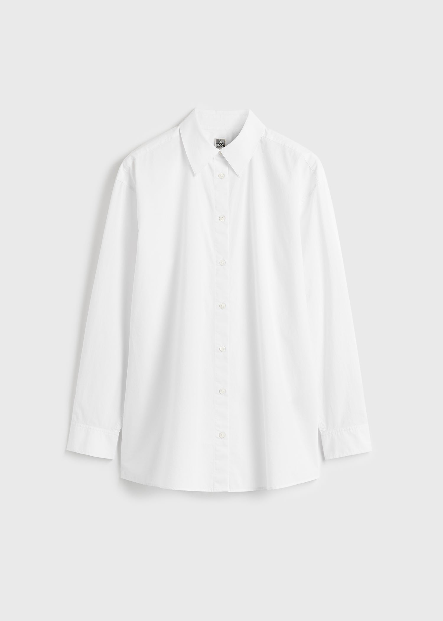 Classic tumbled shirt white