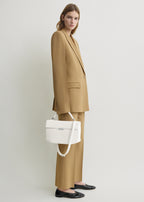 Slim tailored blazer beige