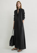 Parachute shirtdress black