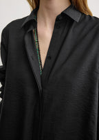 Parachute shirtdress black