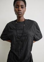 Relaxed tee dress black