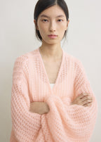 Puffed cardigan bloom