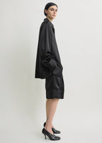 Soft tuxedo shirt black