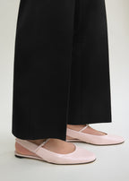 Slingback naplack mary janes flamingo