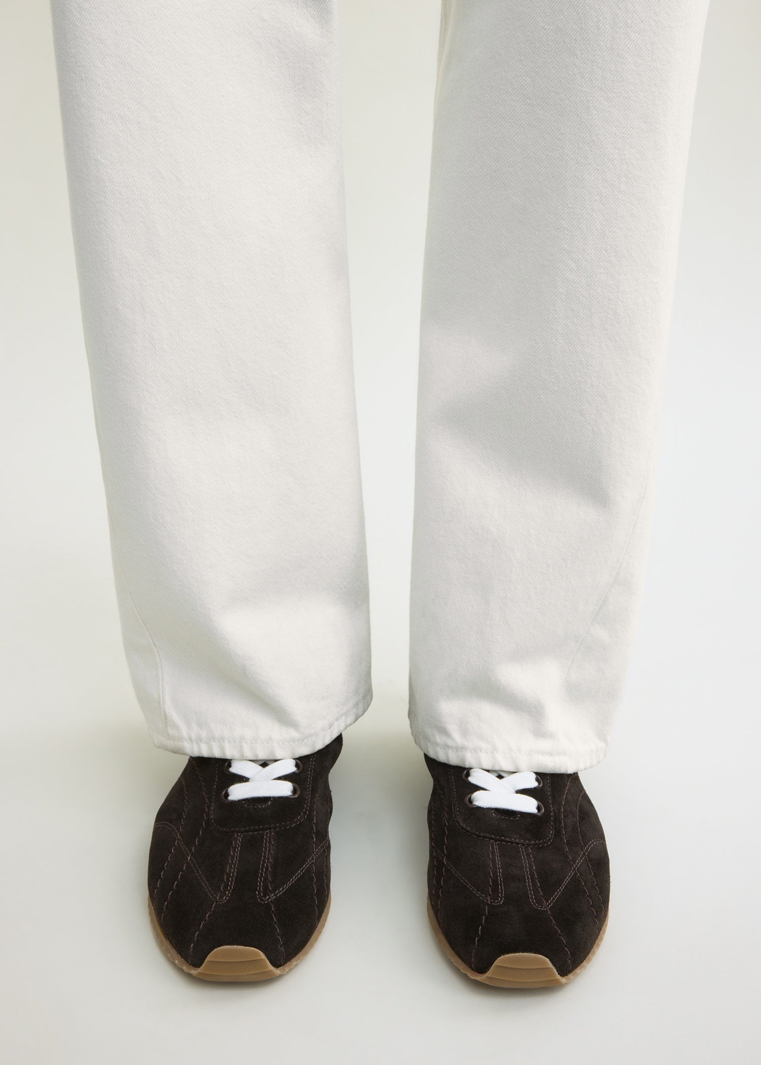 Flex suede sneakers umber