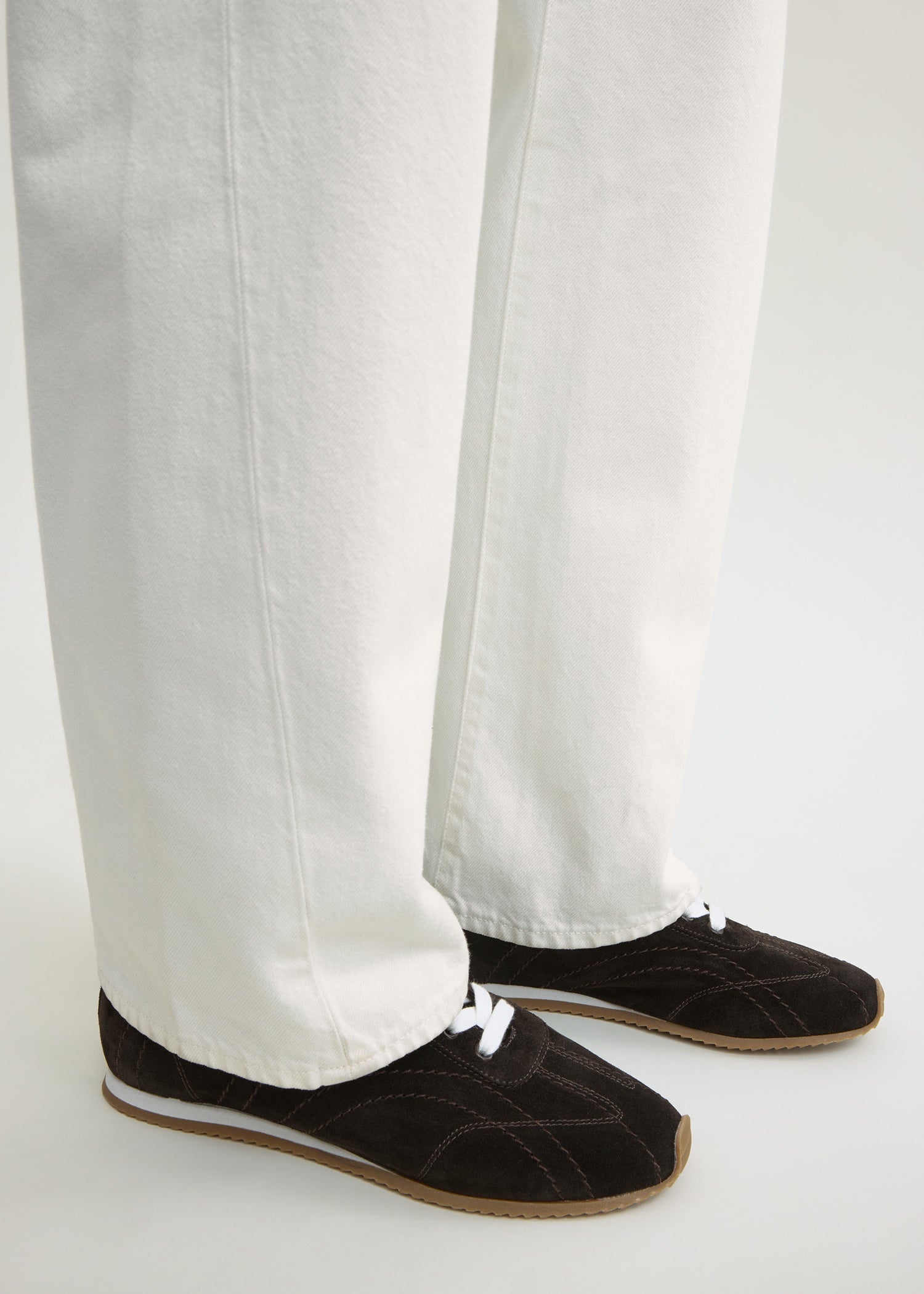 Flex suede sneakers umber