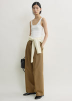 Relaxed chino trousers hazel