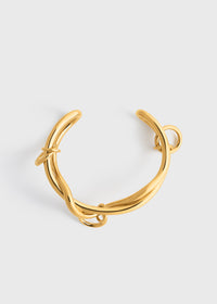 Swirl cuff gold