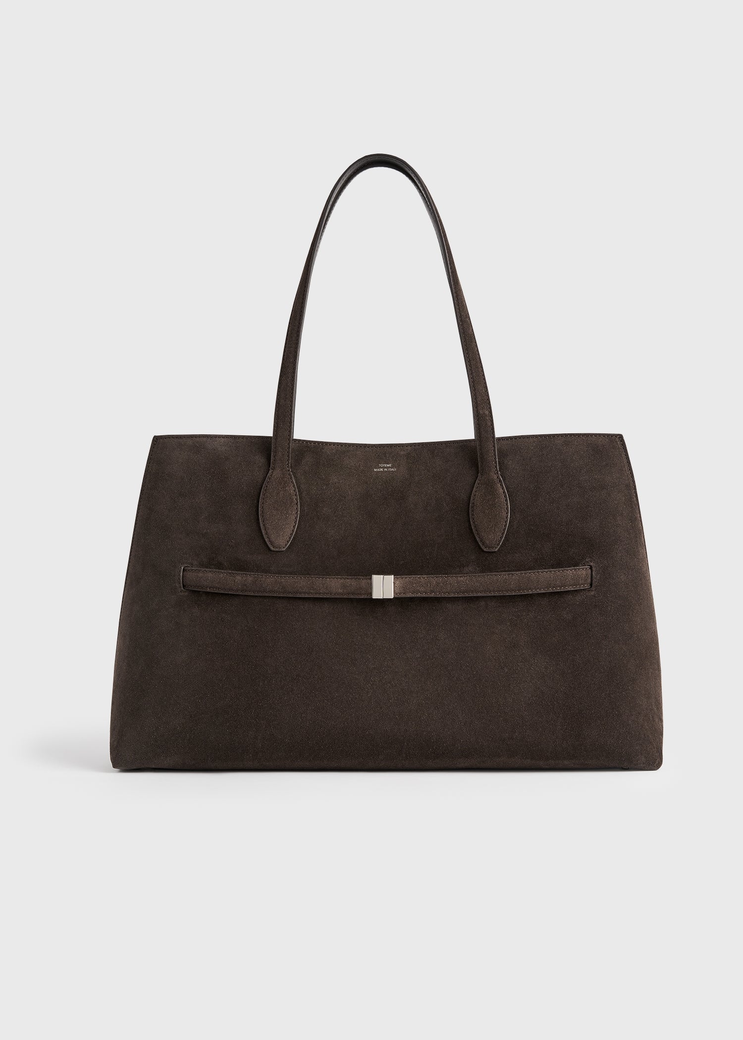 Suede lounge tote brown