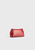 Mini T-lock naplack clutch red