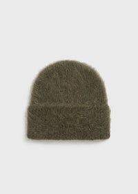 Alpaca knit beanie pepper