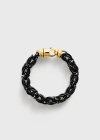 Byzantine bracelet black/gold