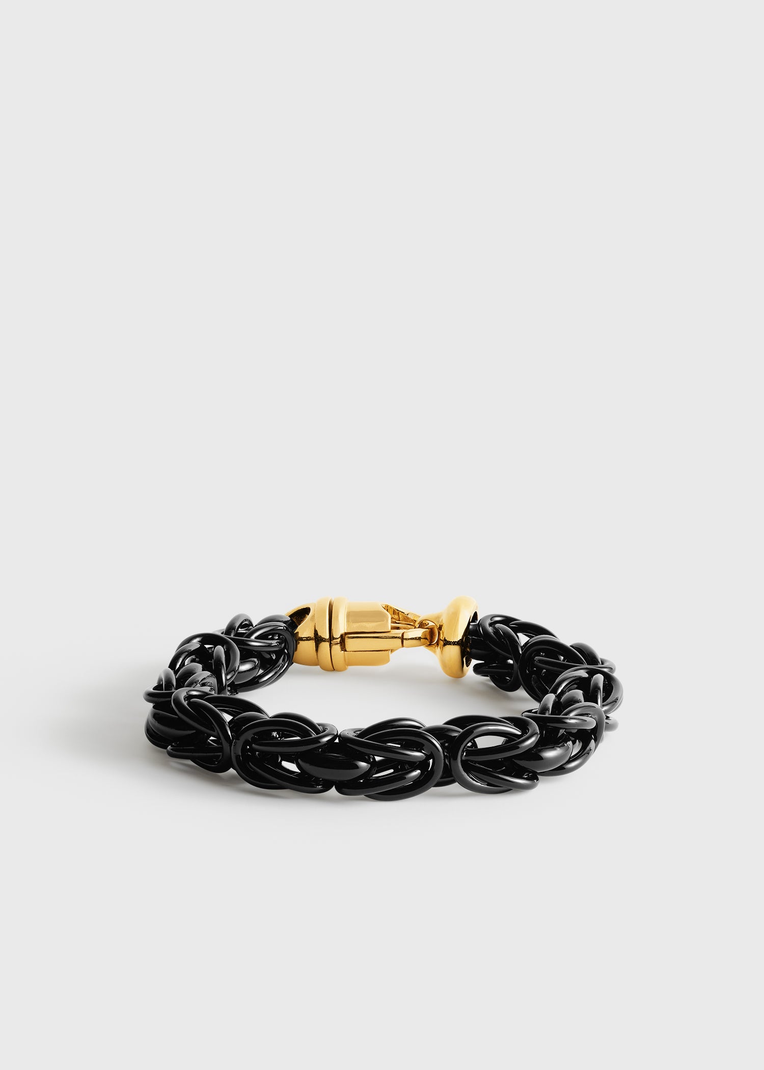 Byzantine bracelet black/gold
