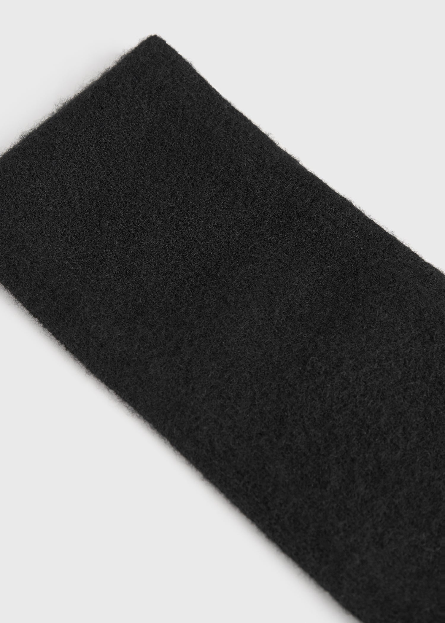 Cashmere headband black