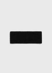 Cashmere headband black