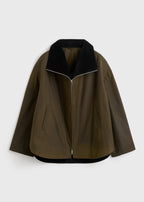 Zipped country jacket bark