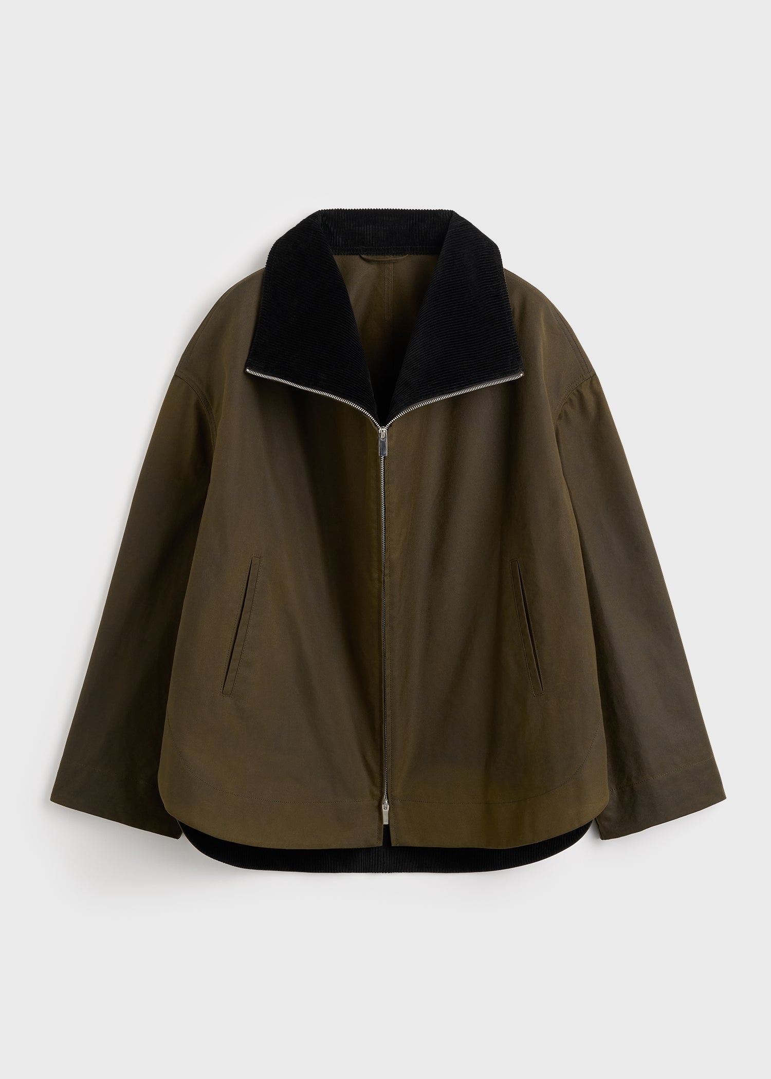 Zipped country jacket bark