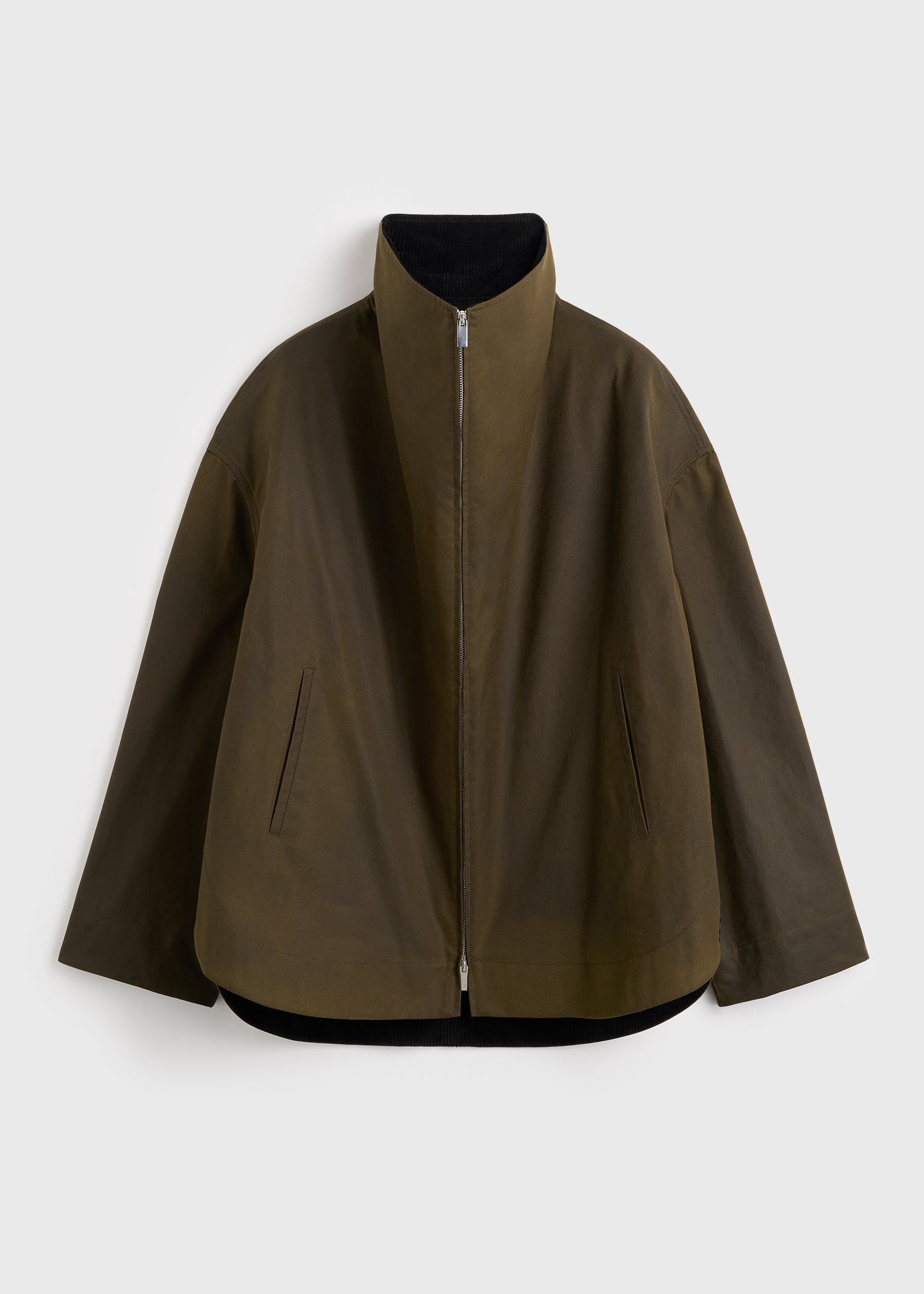 Zipped country jacket bark