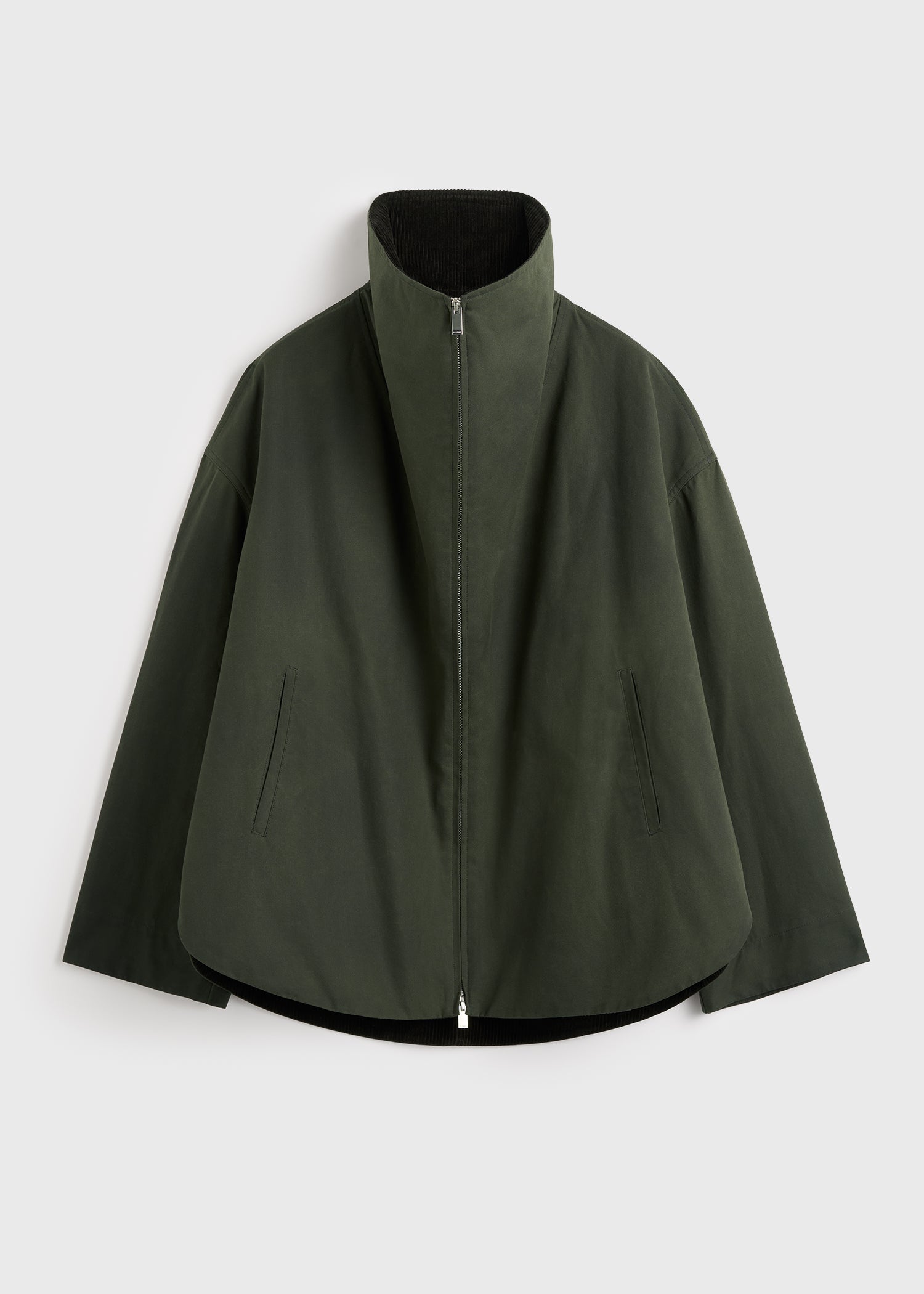 Zipped country jacket forest