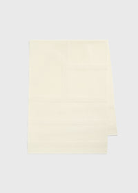 Monogram twill scarf off-white
