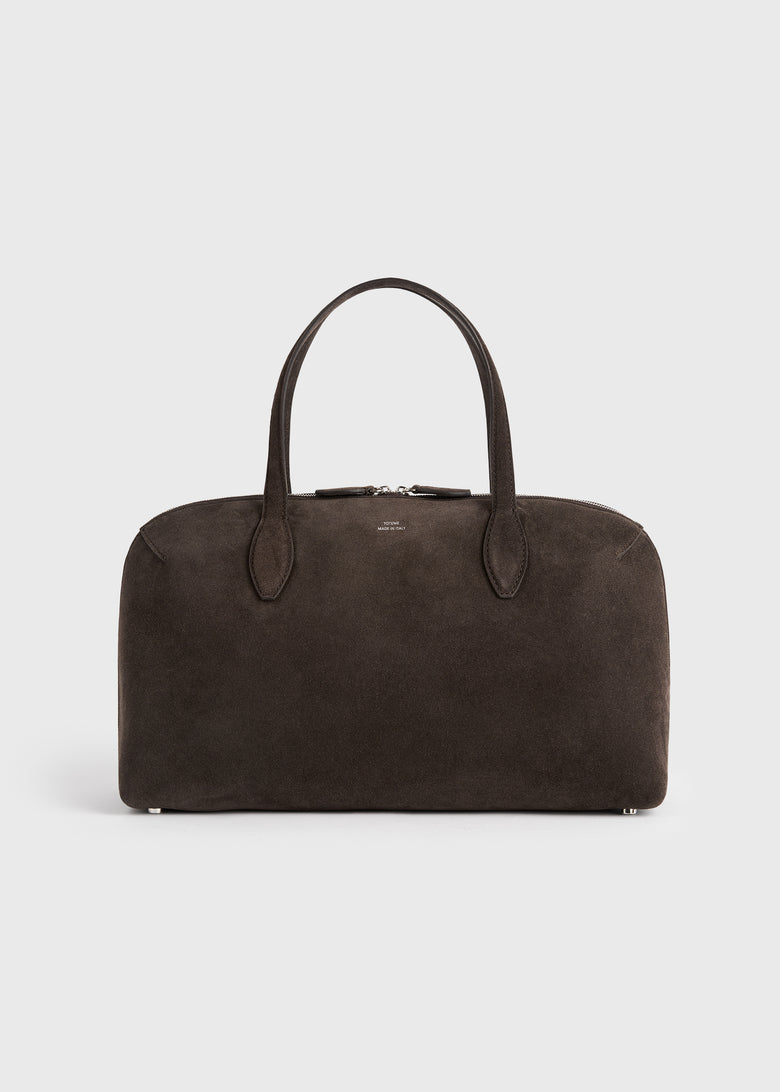 Medium suede day tote brown