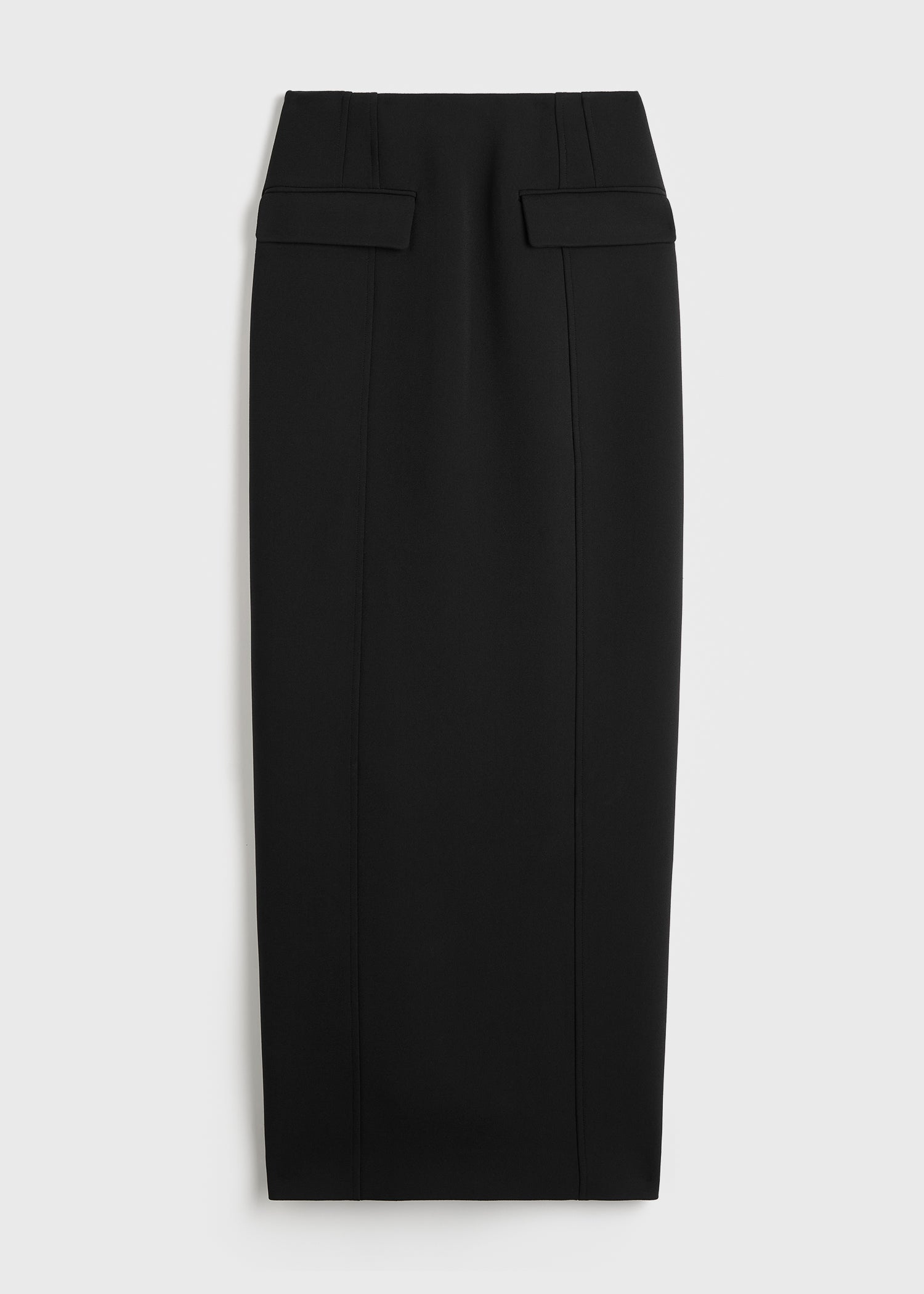 Pocket suit skirt black