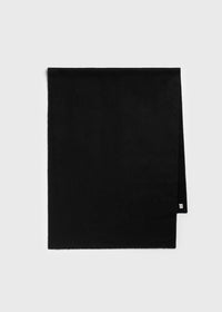 Classic winter scarf black