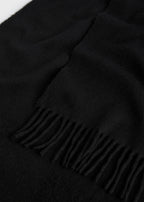 Cashmere scarf black