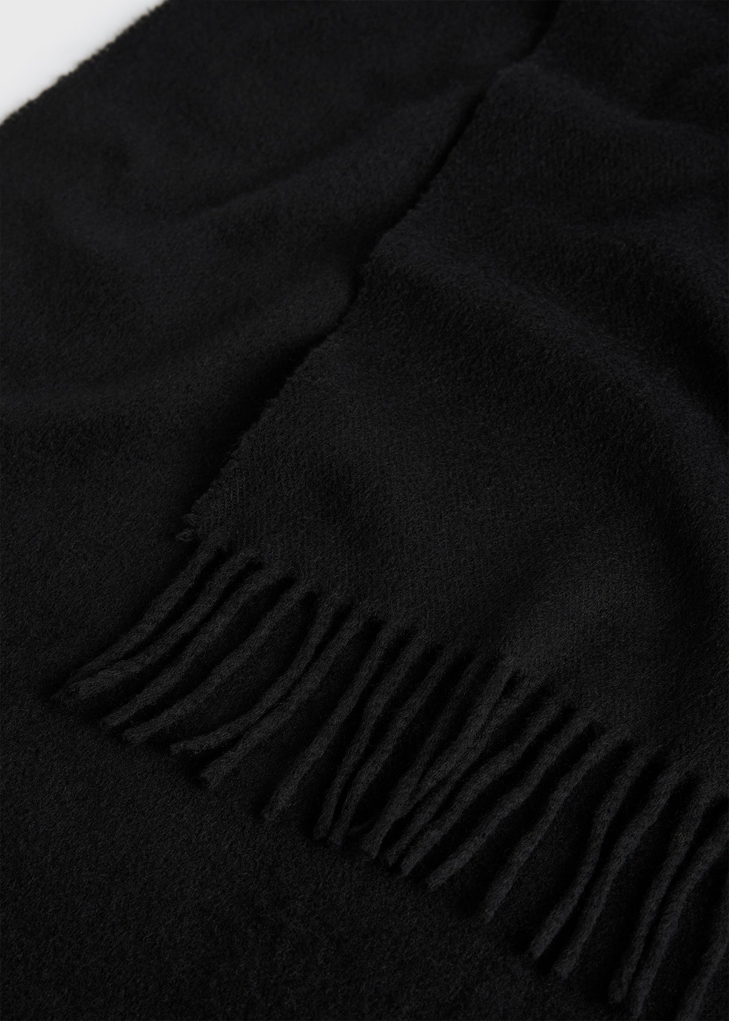 Cashmere scarf black