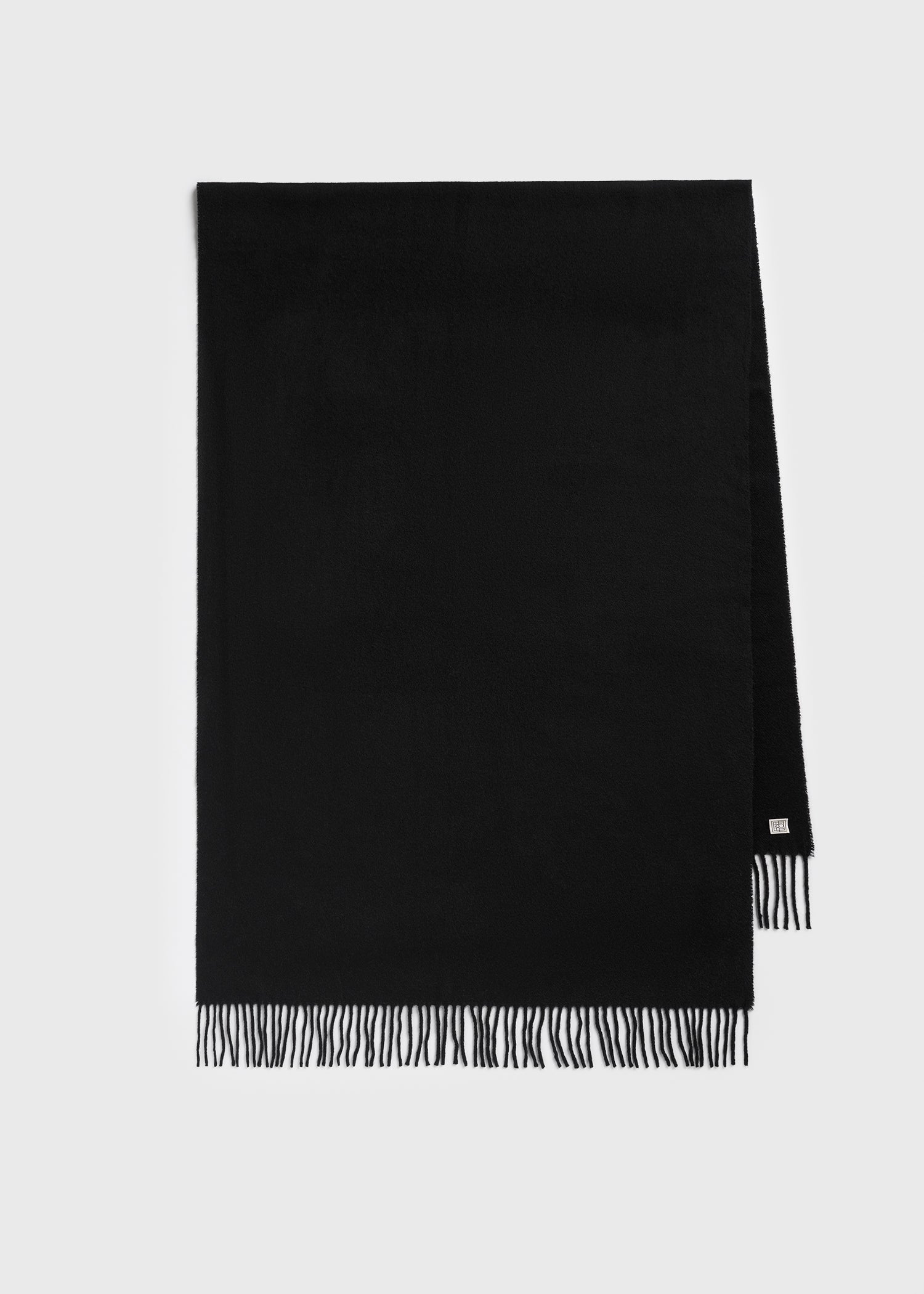 Cashmere scarf black