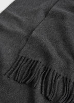 Cashmere scarf charcoal